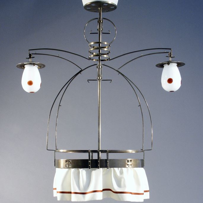 Gustave Serrurier-Bovy - Hanging chandelier | MasterArt